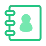 Address Book SVG Icon